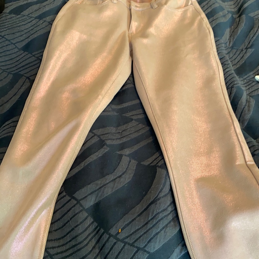 Venus shimmery pink high waisted pants sz8